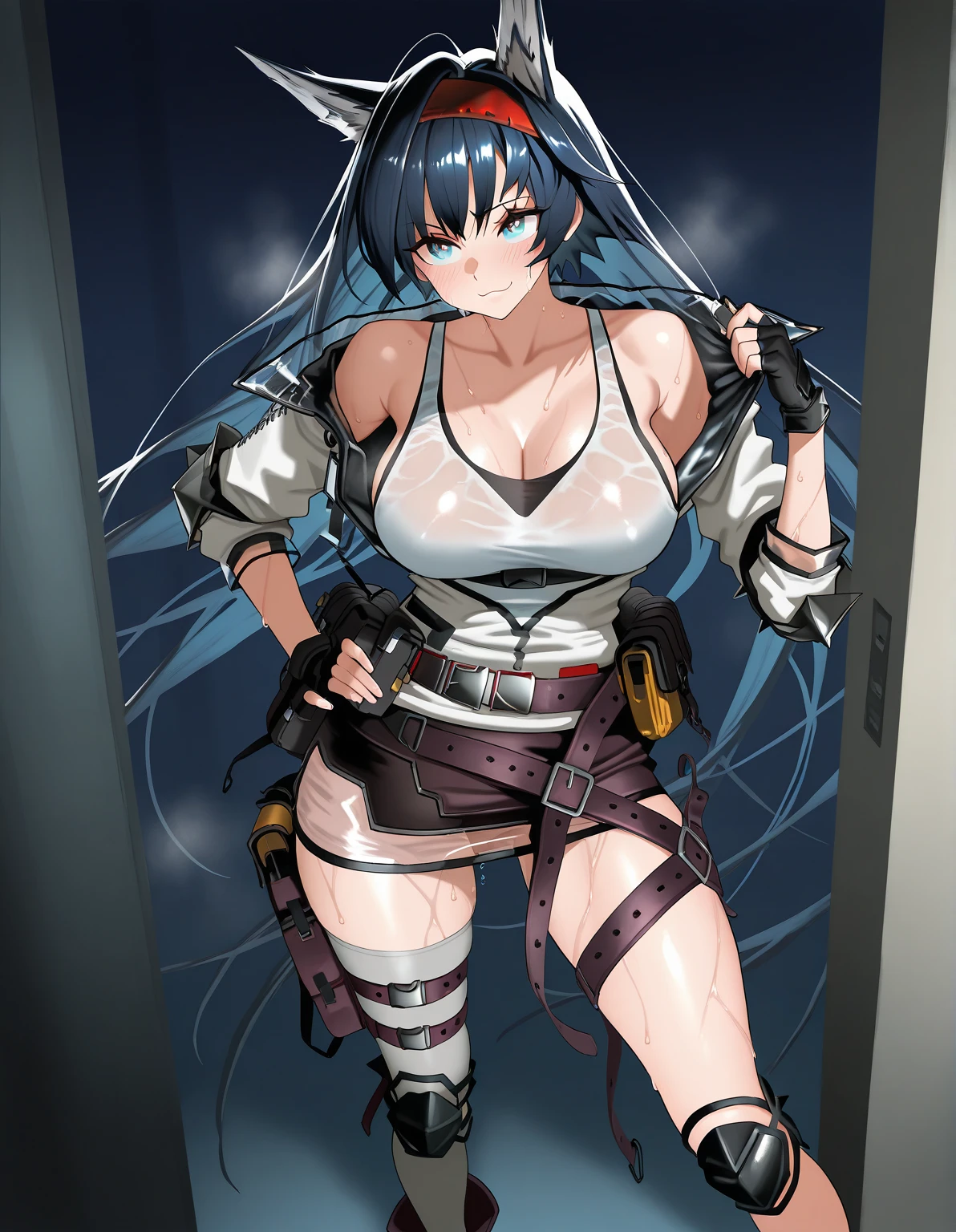 Nsfw, masterpiece, Highest quality, High resolution,4K,super detailed skin, BREAK Anime girl in white dress, Zodiac Knight Girl, portrait Zodiac Knight Girl, Anime Goddess, rogue anime girl ayanami rei,
BREAK 1 girl, shibari, tied up,
BREAK ((flat chest)), slender body,
BREAK chain, shackles, bondage, torture, the dungeon, captivity, slave,
BREAK (((kneeling))), ((arms up)), ((spread legs)), (((bdsm))), bondage, shibari, looking up, ((((rope bound the chest)))),(((arms behind back))), ,bound arms, ((((rope bound the lower part of the chest)))), (((rope tying the upper body))),
BREAK 18 years old, Woman in her 10s, BREAK Fantasy-style anime, BREAK White pleated skirt, short skirt, pleated skirt, torn clothes, (((see-through pleated shirt))), wet clothes, (dripping), BREAK Roman warriors, Valkyrie Princess, BREAK Golden Bikini, Bikini-like metal armor, strapless dress, Off-Shoulder, Cleavage, bare back, bare arms, BREAK ((gold armor knee-high boots)), (gold metal boots), thighhighs, Gold metal armlet, Gold metal choker, Princess Blade, Mini Cropped, white panties, crotch seam BREAK ultra-detailed face, beautiful face, cute eyes, dark blue Eyes, long eye lasher, faint lips, crossed bangs, navy eyes,
BREAK blue hair, (((long hair))), straight hair, Wet Hair, shining hair, ((forehead)),
BREAK fine eyes、puffy eyes, (((open mouth))), (((squinting))), saliva, (((wet face))), (((steam))), looking at viewer,
BREAK ((gleaming skin)), wet, ((sweat skin)), wet skin, fog skin, ((((wet skin with sweat)))),
BREAK ((((inside)))), ((((((torture chamber)))))), night,
BREAK Wallpaper Anime, Advanced Digital Animation Art”, 2. 5d cgi anime fantasy artwork, Anime Style 4k, dynamic angle