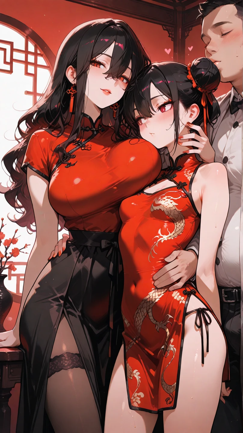 Mom and small nine years old boy samurai having sex, Beautiful samurai woman with small boy son,((son is ass pinching to mom )),Close-up of young son touching mom butt, (open mouth),trending on artstationh, Sharp focus,, Intricate details, Highly detailed,, intricate face details,Curvy physique, Thick body,(No bra),(Japan Mature Woman with snine years old son ),((hand of son cover areolae)),((Sexual suggestiveness)) mom seducing boy ,at the palace,vibrant, 4K, Intricate details, big breasts enchanting, Professional manufacturing, 12k resolution,Seductive smile,black hair, mom and son hugging, couple, samurai mom molesting samurai son