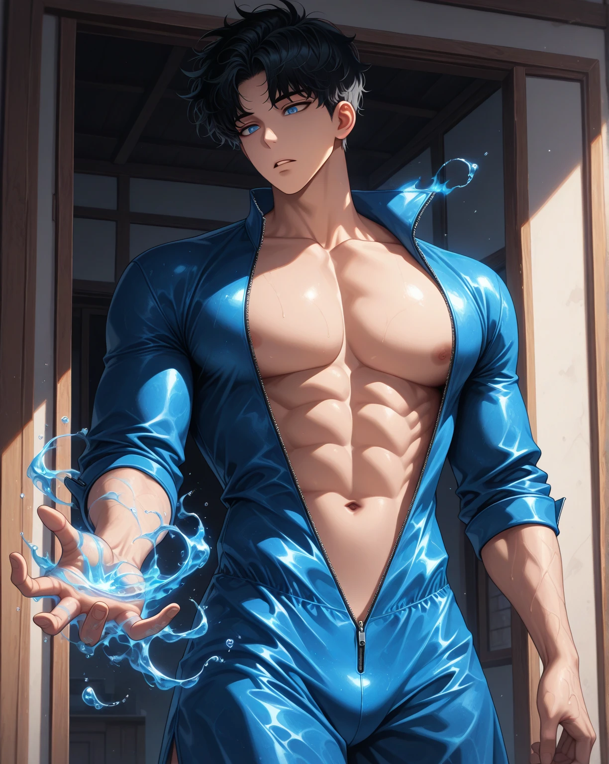 JUNGKOOK as ice elements