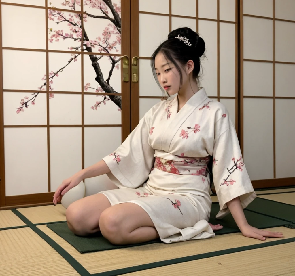 Cute Japanese woman, (16 years old), (Very cute face: 1.3), White moist skin, Looking at the camera, Melancholy expression,
BREAK,
Idol,
BREAK,
(Wearing cute kimono: 1.3), (Highly revealing kimono), Very large earrings, Short length,
BREAK,
(Fighting pose: 1.3),
BREAK,
(Long hair), (Pink hair: 1.2), (Wavy hair), (Gradient hair: 1.3), (Red hair at the ends),
BREAK,
(Realistic: 1.3), Masterpiece, Perfect lighting, (Ultra-high resolution), (8K), (Very detailed: 1.4), (From the front), (Full body: 1.4), (Symmetrical: 1.2),
BREAK,
(Shibuya city in Japan: 1.2),
BREAK,
(Demon Slayer: 1.4),
BREAK,
(Kasumi Arimura: 1.4),