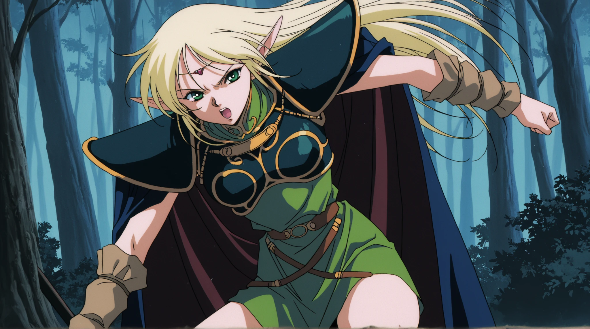 (frieren) and (Deedlit) walking through the forest, (full body view), (frieren has twintais, white hair, green epiceyes, pointy ears, wears white capelet, striped shirt, long sleeves, belt, skirt, black pantyhose, boots, earrings), (deedlit has long yellow hair, green eyes, pointy ears, wears short green dress, short sleeves, tiara, dark blue breastplate armor, dark blue pauldrons, dark blue cape, belt, boots, (max best quality, HDR, UHD), epic beautiful realistic Puppetess elegant princess natural scepter fullbody "Sceptor of Domination" Tabernacle, gorgeous puppeteer bridaldress Lys extremely perfect symmetrical meticulously intricate micro ultra_high-details fleuraison "Dia de los Muertos" rose, epic pupper-Mistress stunning clean barbie rossdraws puppet dream artgerm digital vibrant DSLR colorful epic tmasterpiece ultra_high-resolution ultra_high-definition ultra_high-quality saturate reflection, nsfw naked hairry-pubis tattoo varies multi etc. --v6 --s1000 --c20 --q5 --chaos100