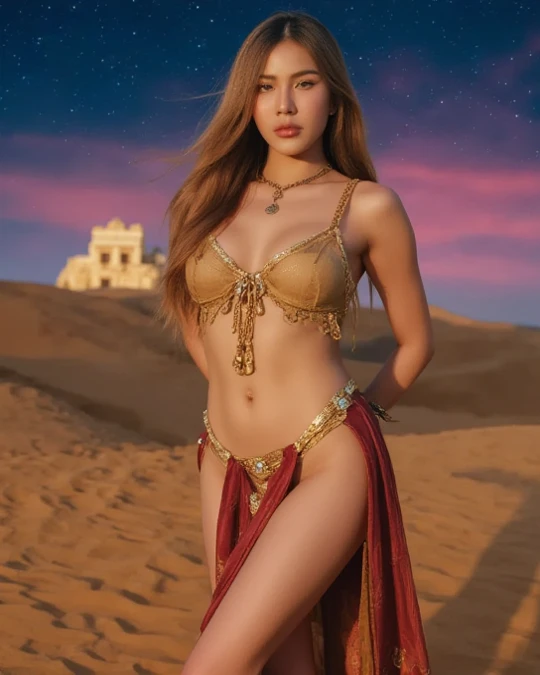 Witness the ultimate masterpiece of art with our AI platform – stunning 8k ultra HD renderings of a beautiful Pakistani woman adorned with intricate tattoos, Play on the beach with blonde hair and piercing blue eyes.