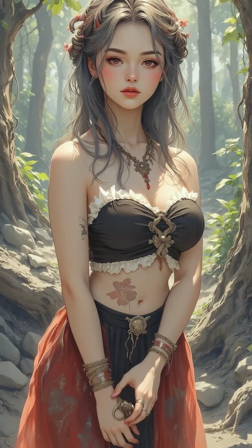 masterpiece, best quality, (extremely detailed CG unity 8k wallpaper), (best quality), (best illustration), (best shadow), absurdres, realistic lighting, (Abyss), beautiful detailed glow, art by PeterMohrBacher,