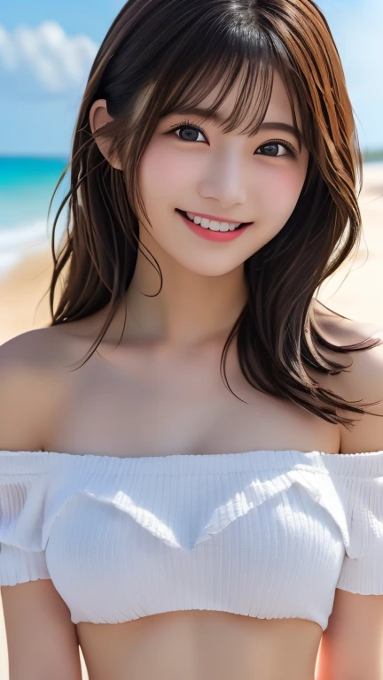 very cute and beautiful girl,White frilly sundress with fine lace,(Very beautiful face and eyes:1.2),smile
ひまわり畑の真ん中に立つ,Beautiful summer sky,
Mid Shot,(smile),Black Hair,Dynamic pose,Leg Details,
(highest quality,masterpiece:1.2),Absurd,High resolution,Very detailedな,Very detailed,32k,8k resolution,
Intricate details,Movie Scenes,Detailed Background,alone,Dynamic Angle,
alone,Hair blowing in the wind,