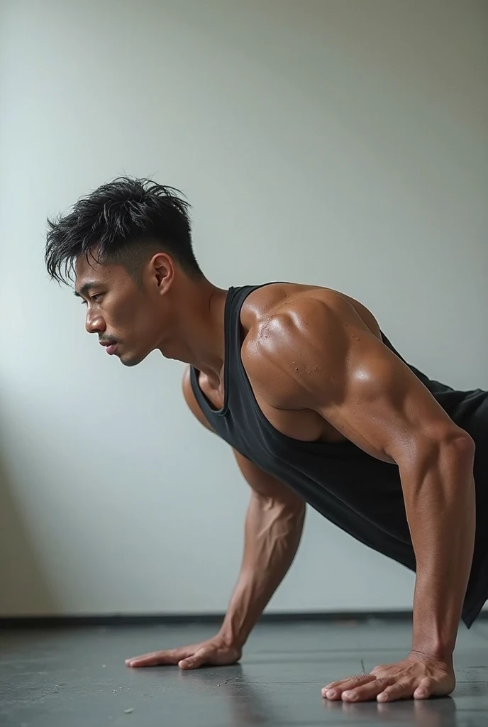 Arafed man in a gym with a bottle of water, flexing large muscles, absurdly massive physique, Posar e flexionar, Bowed muscles;, exaggerated physique, definition muscular, ombros para cima, exaggerated muscle physique, exaggerated muscles, absurdly muscular physique, wrinkles and muscles, apenas parte superior do corpo, ombros podem ser vistos, super buff e cool