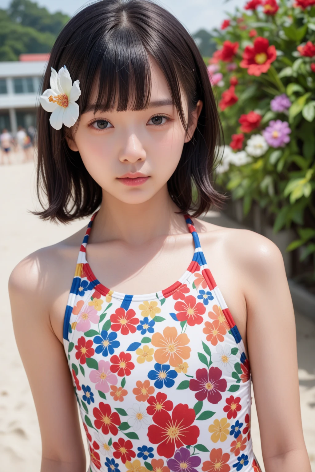 Ghibli　Summer Pool　Chick　swim
