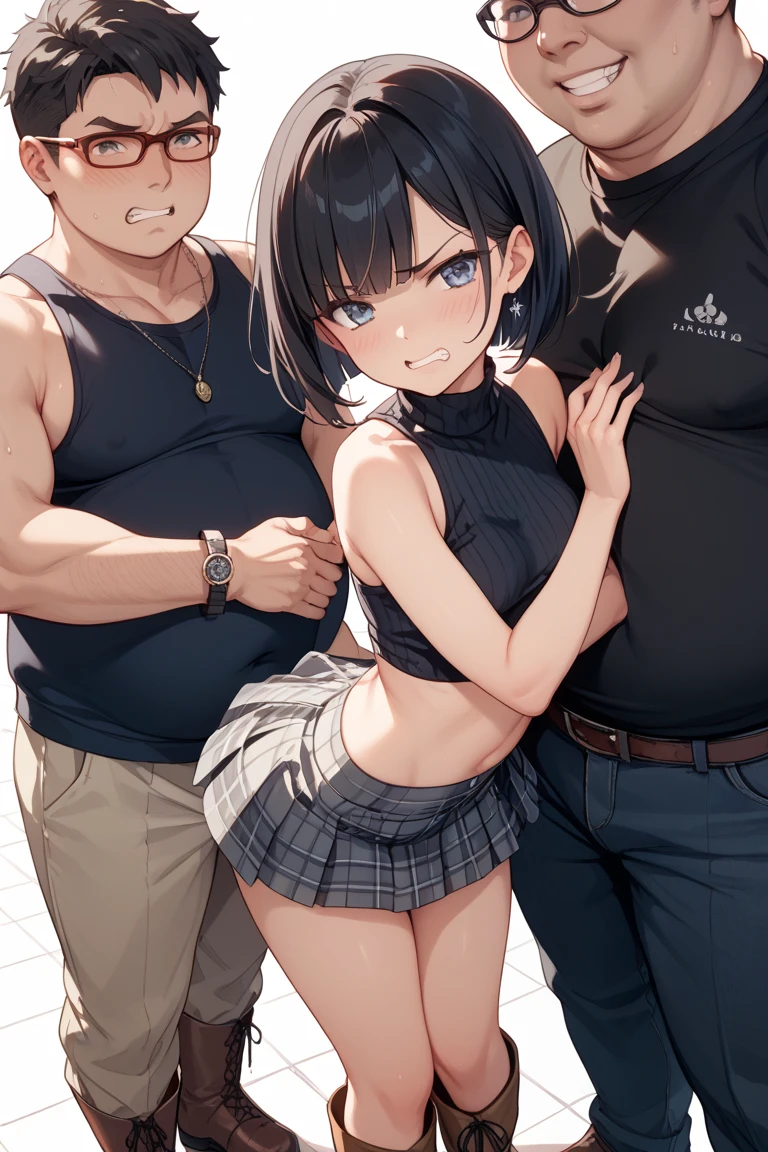 8 years old、Pink dress、Striped underwear、Skirt Lift、Men are surrounding a girl while holding their dickesgaquismiles、ejaculation、ちんこから、In the city、Bukkake for girls、Thick thighs、low length、、Males are huddled、Small breasts、Young face