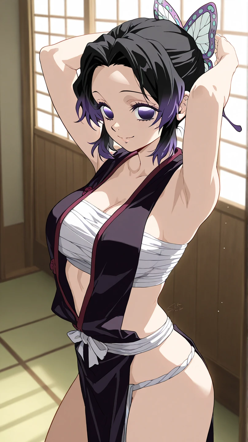 "Anime girl shows off dynamic and sexy flying kick,naughty ancient roman spa、Tears in the skirt、