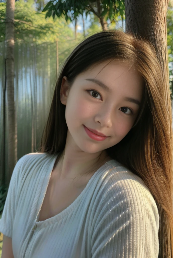 ((best quality)), ((masterpiece)), (detailed), 1girl, off-shoulder sweater, a selfie of a pretty young JAVANESE woman, taken with iphone camera