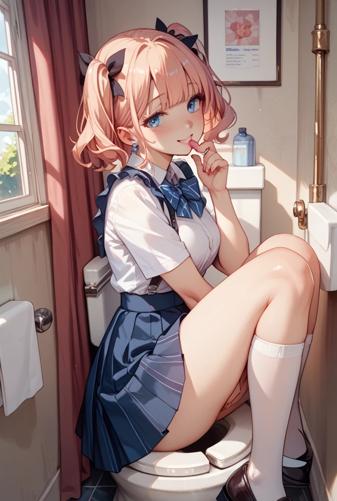 (ultra-detailed, best quality, anatomically perfect body:2), (1 girl, have to pee, peeing, peeing self, very desperate to pee, have to pee, have to pee, peeing, peeing self:1.1), (girl and many other girls waiting in line public bathroom:1.4), (maxi dress, long skirt, foot ware, short hair:1.3), (have to pee, hold crotch, knees together and feet apart, hand between legs:1.6), (leaning forward:1.4), (erotic twist of the body1.2), (constricted pupils:1.2), (blush:2), (embarrassment:1.4), (flying sweat:1.4), (breathless:1.3), (confused, looking away:1.5), (teeth), (girl can't stand up straight:1.2), (shiny skin), (from side, from below)