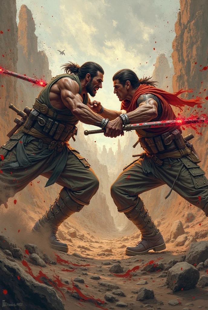 Mage Vs fist panel (Manga version)