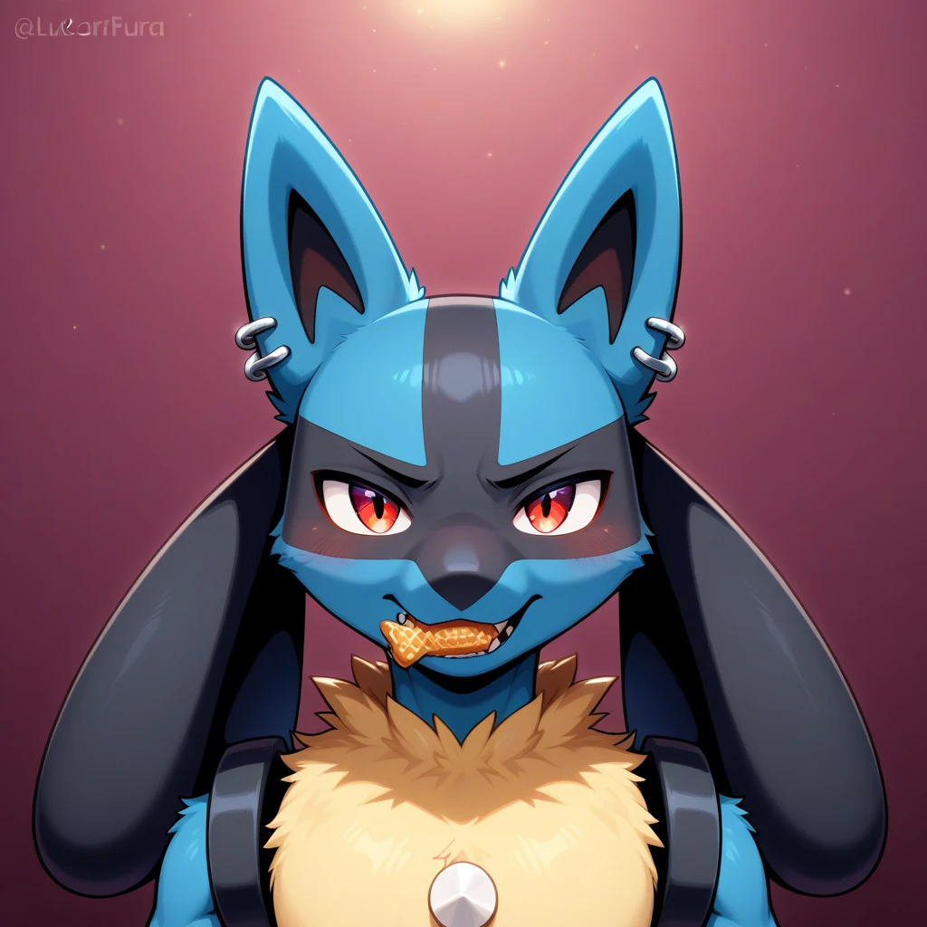 buff lucario dick and cum