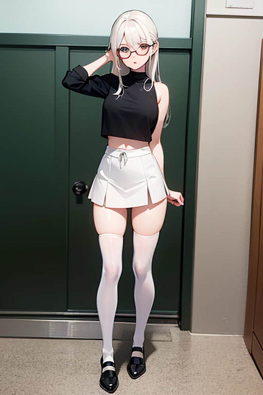 Very very thin anorexia long elongated body. very thin, and unreal very longest skinny legs in pantyhose. very beautiful cute real face, позирует стоя в саду роз
