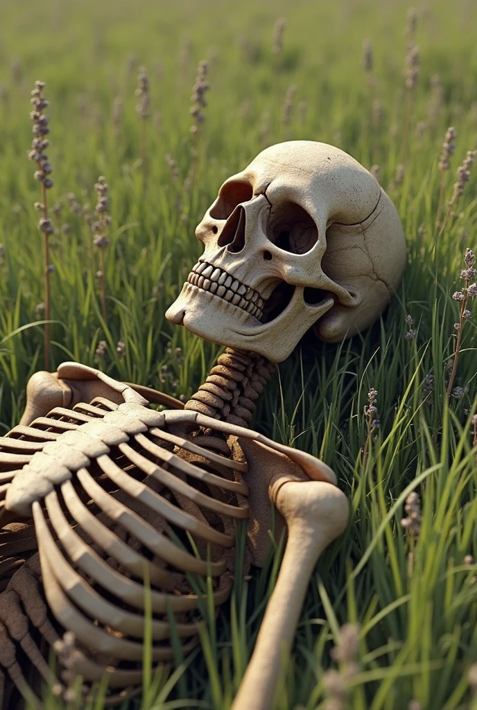 Close-up of a skull lying on the grass in a field, skull protruding from face, human skull, Skullhead, The skull lies below, human skulls on ground, Skull on the ground, Death Skull, white skeleton face, The man's head is a skull, There is a skull on the table, Alien Creature Skull