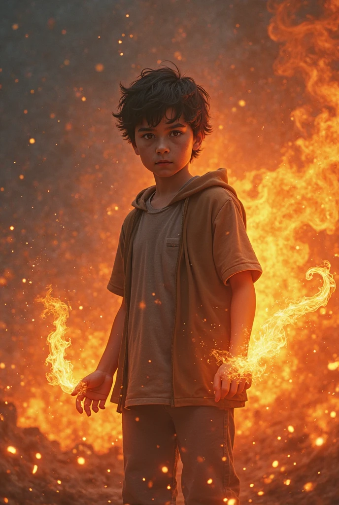 A boy with power it uncontrollable and it like a big problem for others show their power at extreme leavel with anger their clothes are attractive and more shine