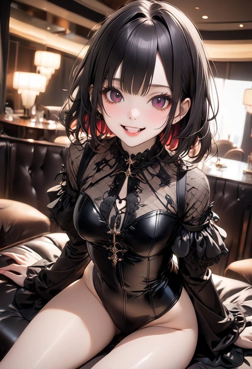 kurumitokisaki, tokisaki kurumi, clock eyes, black hair, twintails, (red eyes:1.5), (yellow eyes:1.5), (heterochromia:1.5), (small breast:1.3), smile, BREAK hairband, dress, bow, ribbon, (gothic fashion:1.5), gothic, BREAK outdoors, city, night, sky, star \(sky\), BREAK looking at viewer, (cowboy shot:1.5), BREAK (masterpiece:1.2), best quality, high resolution, unity 8k wallpaper, (illustration:0.8), (beautiful detailed eyes:1.6), extremely detailed face, perfect lighting, extremely detailed CG, (perfect hands, perfect anatomy),