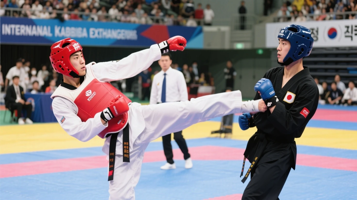 Fighting fiercely in judo matches on the Olympic stage