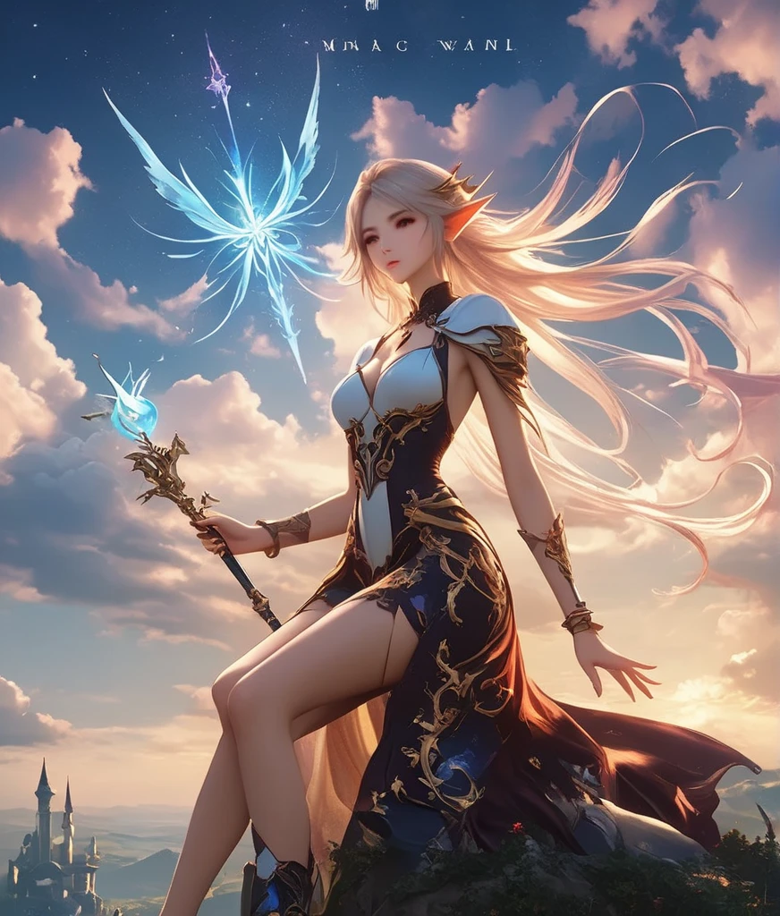 Stand up,Flame it up, Snow-white skin, Ruan cute vtuber, young and cute girl, trending at cgstation, full body shot of,teen elf girl, Big breasts 36D,nakeness,wearing high heels,Tight transparent clothing,torn laundry