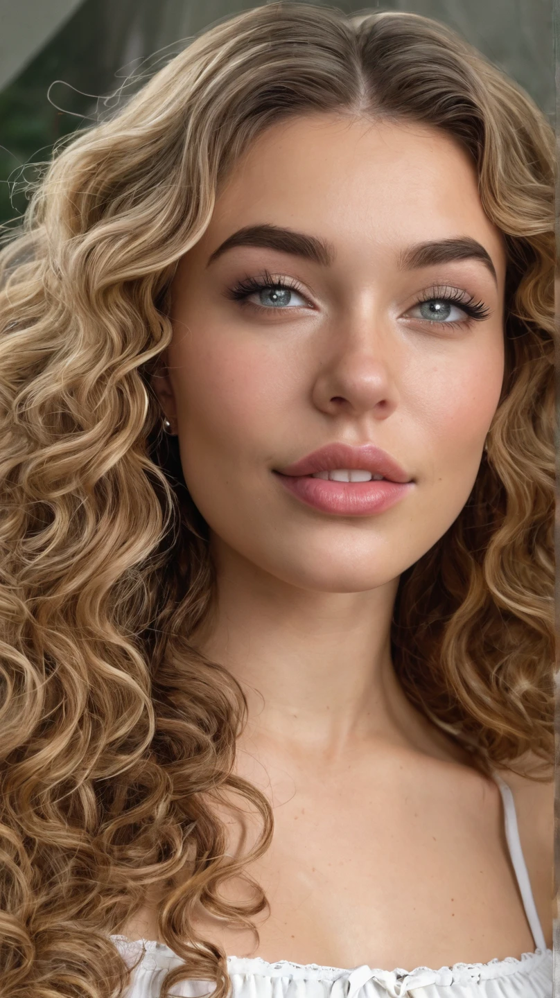 <lora:Sexy-Panamanian:1> curly blonde hair, brown eyes, full lips, just face, <lora:epi_noiseoffset2:1> <lora:LORA-XenoDetailer-v2:1>