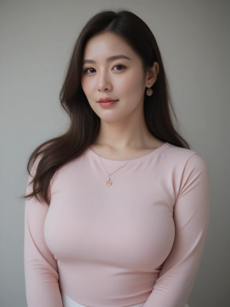 <lora:PBDi4m0nd_v1:0@1, 0.9@1, 1@0.5>,upper body shot, detailed, photorealistic, (high quality:1.3), (high resolution:1.3), young asian red hair PBDi4m0nd woman in long comfy opaque t-shirt, looking at the viewer, big breasts