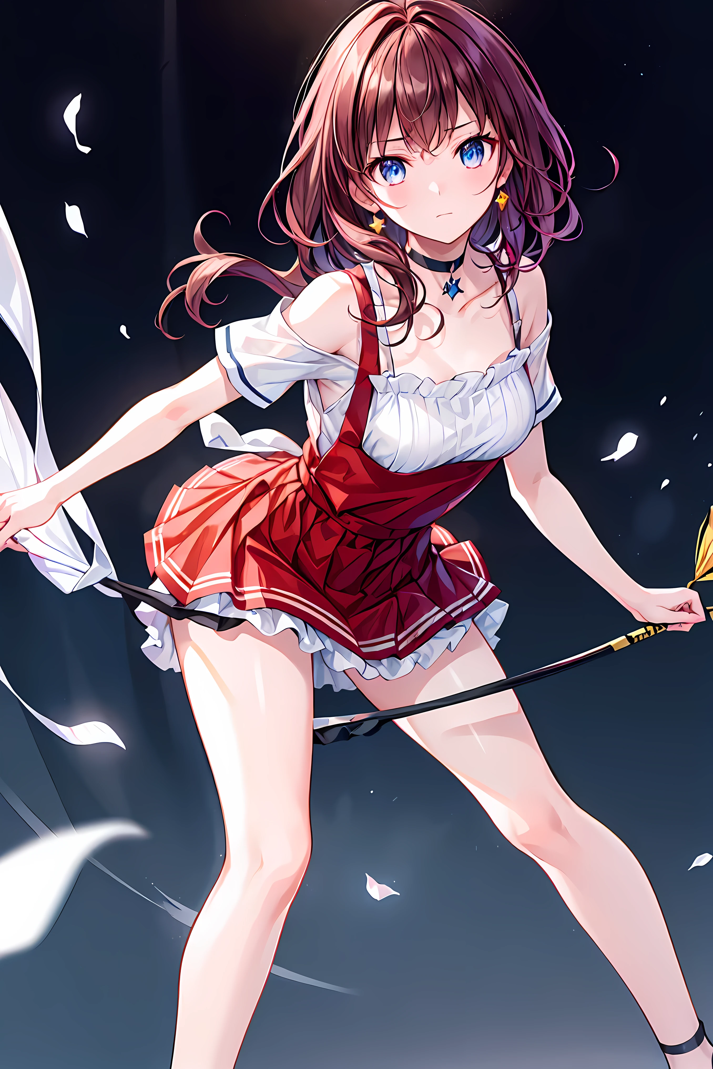 (Very delicate and beautiful:1.2)super model,,Beautiful breasts,voluptuous,【bike shorts】,,【3girls】,,Highest quality, High resolution, 8K,Kick in a hurry.mini skirt,Japanese ta,knife,Blue Flame