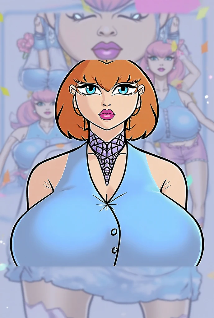 (((Traje sensuous))), Masterpiece artwork, The best quality at the best, 1 , sakura haruno, (((Breasts huge))),((bared shoulders)),(((((decolletage))))),(close-up of the upper body),sensuous,Is shy,ssmile,with pink hair, long, off-white hair, (greeneyes:1.4), Forehead protection, the cherry trees,Cherry blossoms flying, ((((busty figure)))), :1.1, :1.1, ahegao:1.1,(huge tits)