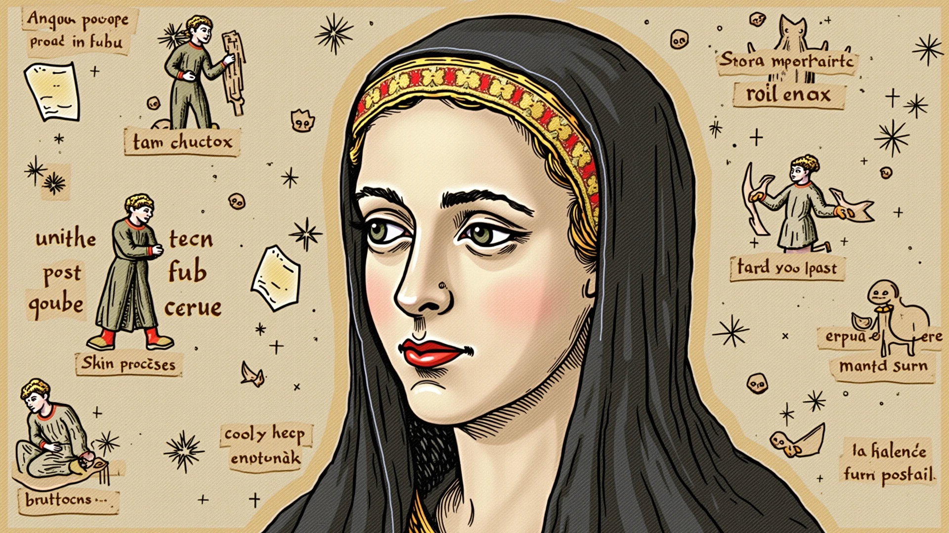 Boto cor de rosa numa carta de tarot
