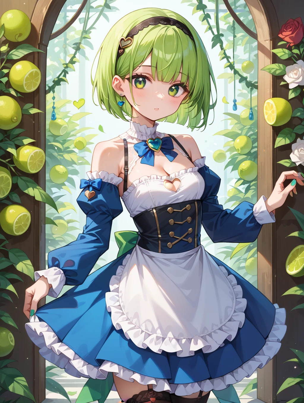 1girl in、A smile、A delightful!　elvish、（small tits）