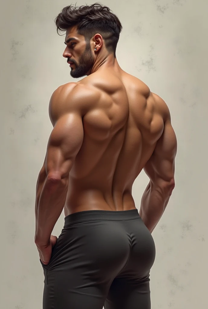 Gay bottom bubble butt man