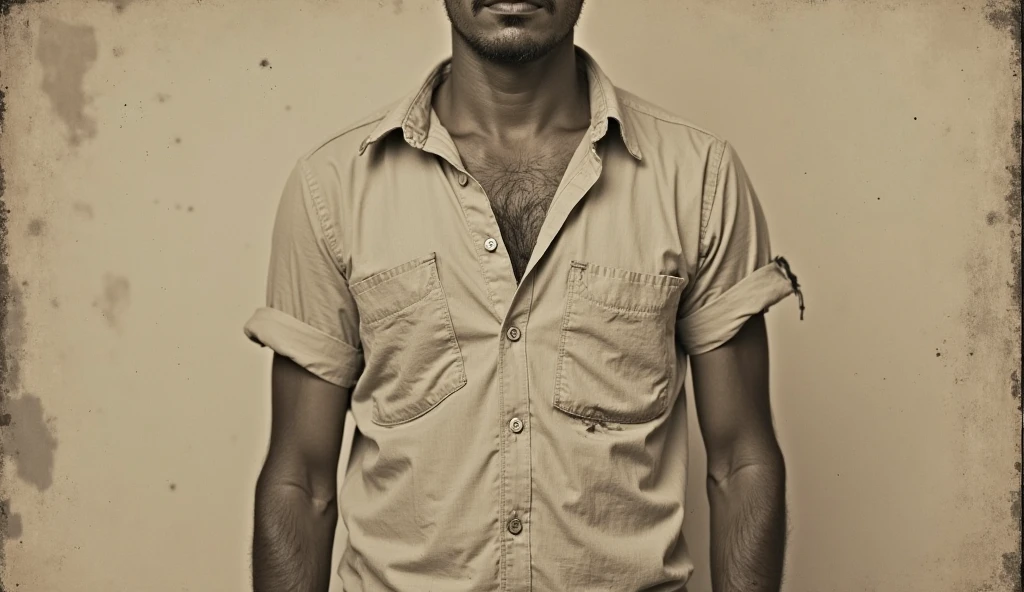 Generate a black and white whole body image of an attractive Filipino man in the 1900s. He is in a historical Filipino farm. He begging while facing upwards and kneeling down.
The man wears slacks, but he is shirtless. A bandage is also covering his body, particularly on his abdomen and stomach.
Features of the Man:
- Has sun rays from his head
- Hairstyle: Symmetrical 2 Block (With bangs on his forehead)
- His hair should be straight
- Bigger Eyes
- Slightly chubby cheeks
- Tall height
- Shirtless or no shirt
- Bandage on his body
- Pants: Slacks or trousers with pockets (The trousers should have belt)
- Wearing shoes