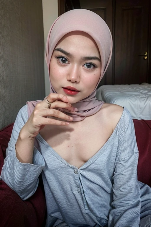 A compelling greyscale pencil drawing portraying, ((Open mouth)), Tiny (Wearing Lingerie), (((HIJAB MALAY GIRL))), masutepiece, High quality, UHD 32K, Realistic face, Realistic skin feeling , A Malay Lady, 8 years old, , Very cute and baby-like face, (((FLAT CHEST))), (MATRIX WORLD), ((look In front  at the camera and SADNESS)), ((())), (((CUTE GIRL))),  ((Nude Red fluorescence)), ((CHUBBY)), (undress), Lolican Tiny, Tiny. (Nude Red fluorescence), straddling, twinkling star background,
