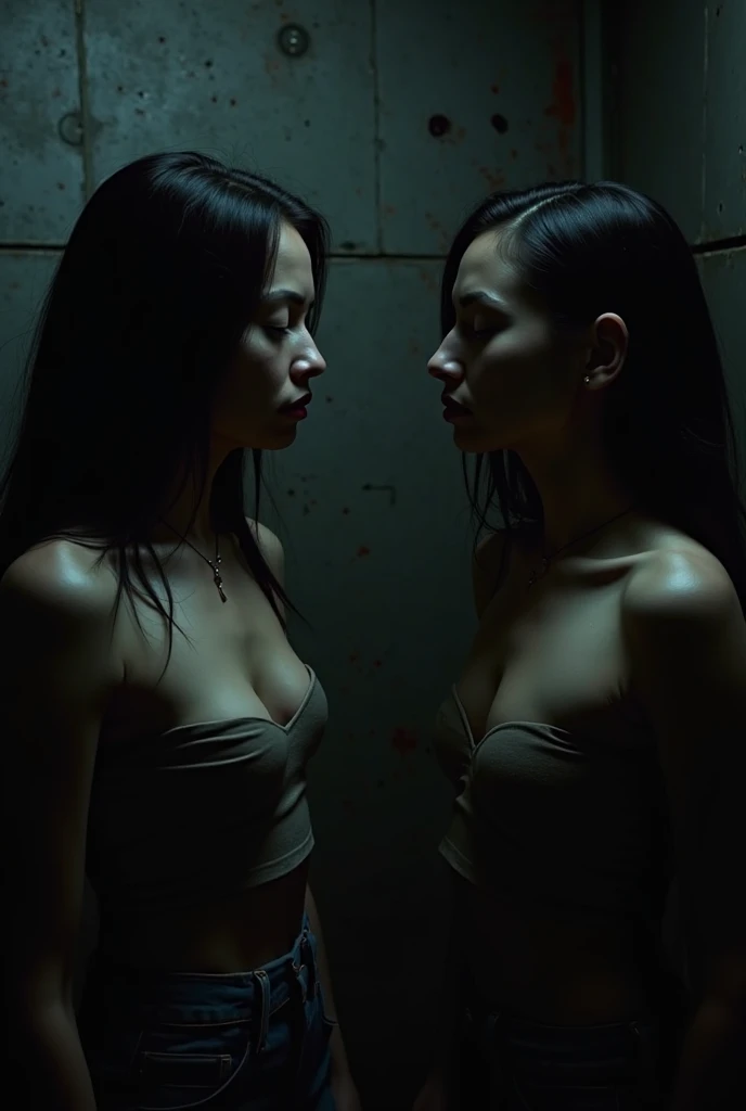 creepy creature, dark cinematic lighting 4 k photorealism extremely high detail photo quality render by greg rutkowski and artgerm. masterpiece 8 5 mm f 1 / 2 lens in the style of ross tran & thomas arian trending on instagram dramatic studio photography wide angle hd remastered chromatic aberration red lights with strong contrast powerful magic fog backlight atmosphere