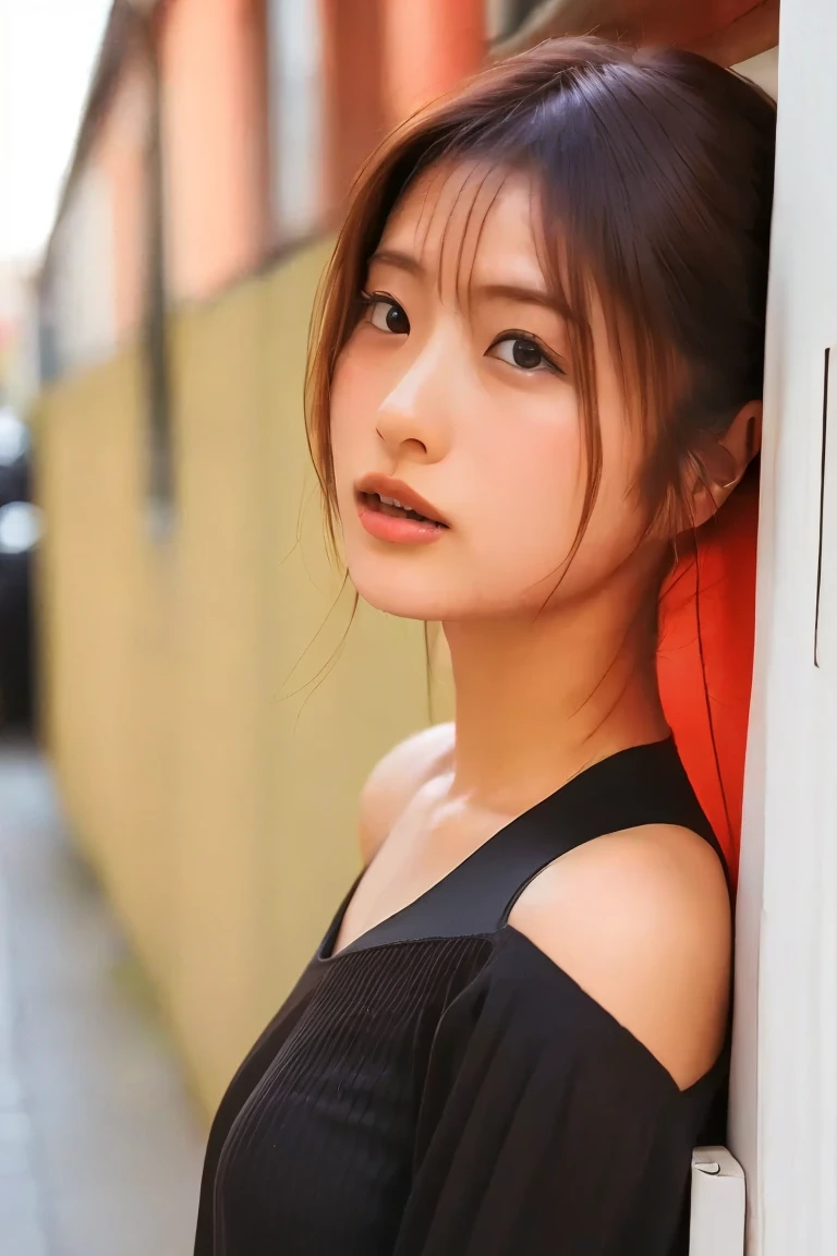 cute girl photo realistic