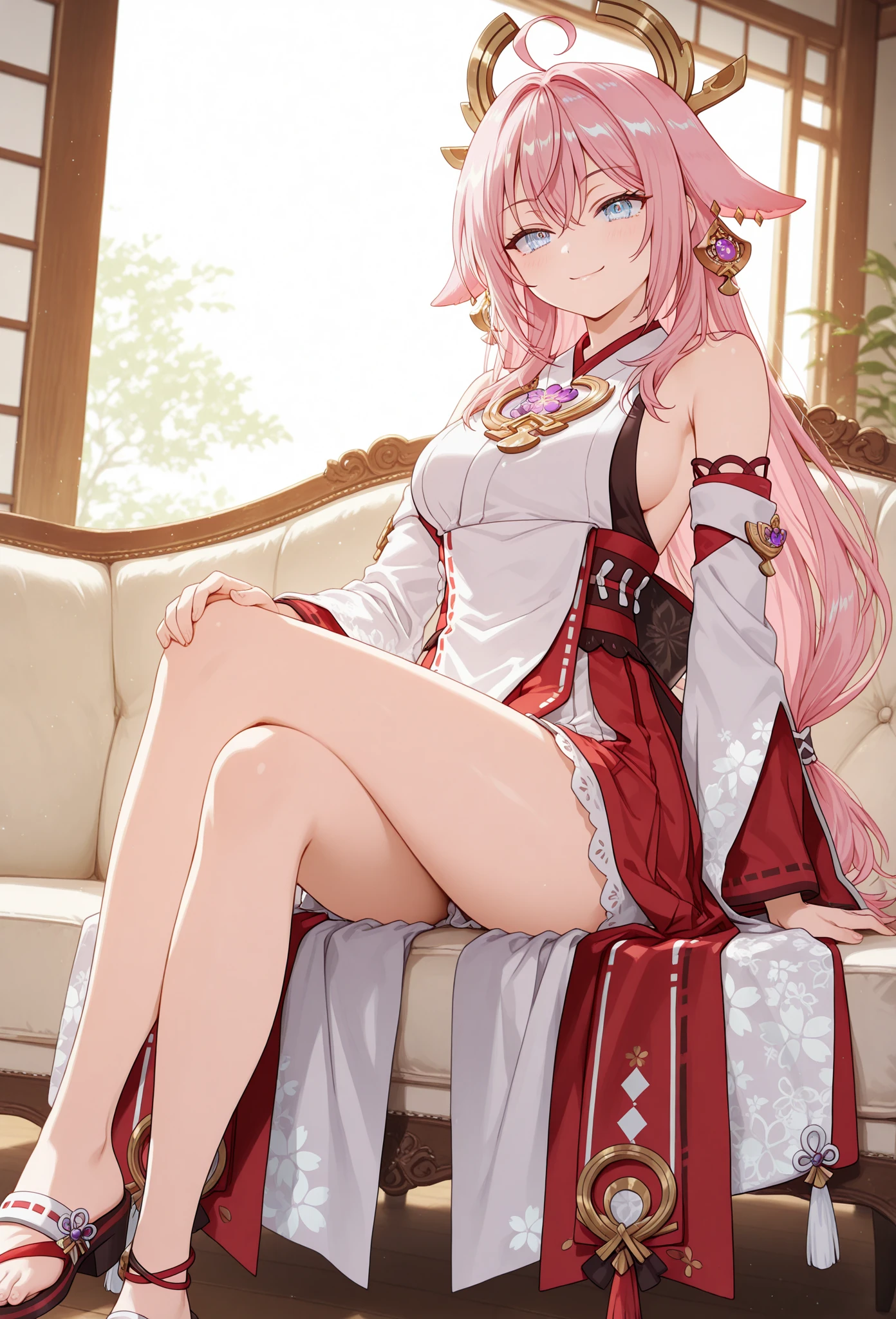 M-shaped spread legs、Light purple hair、Semi-long hair、horse ear、Pale purple eyes、BlushingBlushing、、Blushing、Random underwear、Random erotic poses、Bedroom、On a chair、Spread your legs、Glamorous expression、M-shaped spread legs、Glamorous expression、