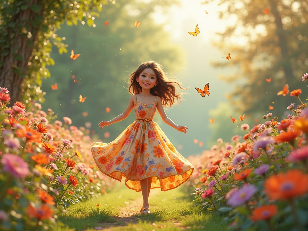 Une fille de 4 ans