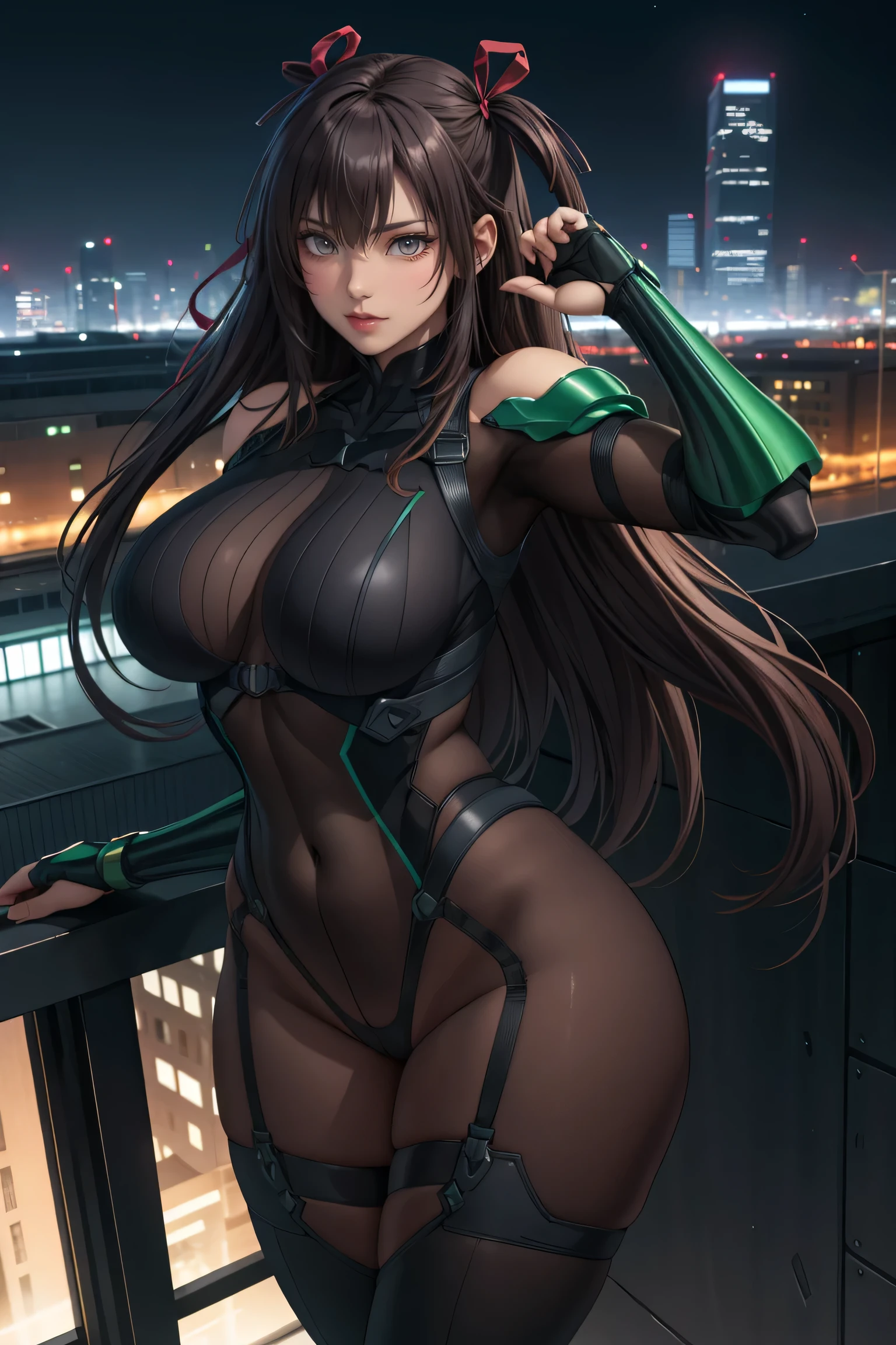 1female,35yo,plumw,extremely large bosom, 独奏,(Background with:A desert,aerodrome,Planes) She has very short blonde hair,bobo head,Stand on the plane,,seen from the front, hair straight, mostly cloudy sky,(((tmasterpiece),(Very detailed CG unity 8K wallpaper),best qualtiy,cinmatic lighting,detailed back ground,beatiful detailed eyes,Bright pupils,Blue eyes,(Very fine and beautiful),(Beautiful and detailed eye description),ultra - detailed,tmasterpiece,)),facing at camera,A high resolution,ultra - detailed),revealing breasts,Bare genitalia, Bulge,legs are open,Raised sexy,Camel toes,Flushed complexion,Desire for dissatisfaction,frontage,us airforce,Aviator,military hat(Wearing:Dark green spacesuit,Black pantyhose,Bare breasts)