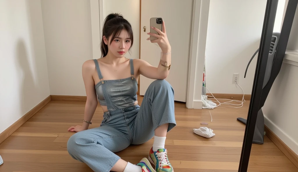 small with perfect body, beautiful pussy (8K),yellow sock , Jenna Ortega