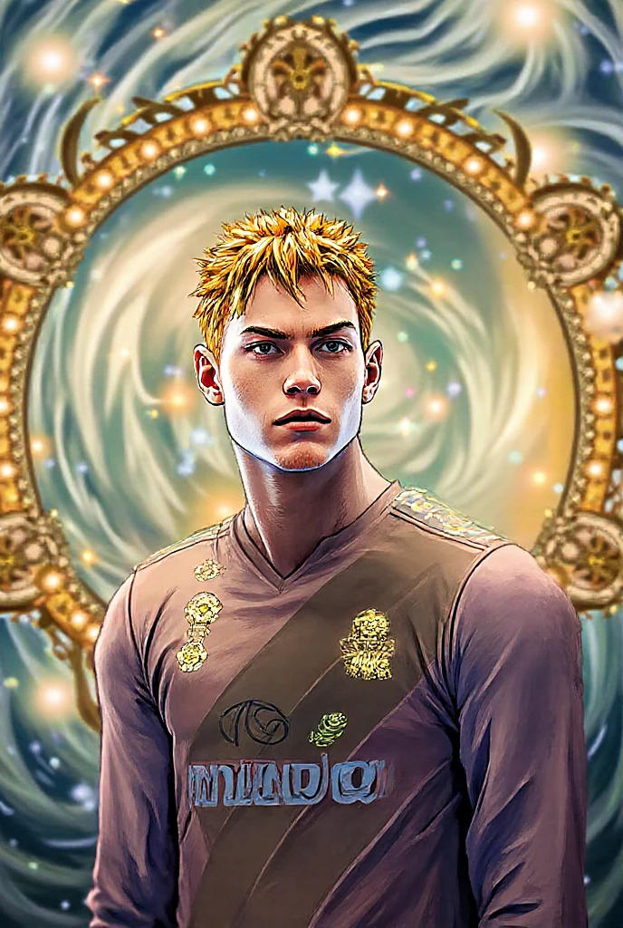smiling, posing y, Portrait of an elegant beautifull mighty God boy, 12 nleashing all his powers, digital painting in the style of Robert Liberace, dynamic action poses of stout god apollo, god of light a d art, greek god, blond hair fringe, male, young, handsome, upper body, muscular, hairy torso, fantasy, completely naked. Uncircud erect  penis, blondic hairricate, elegant, highly detailed, digital painting, art station, concept art, soft, sharp focus, illustration, art by Robert Liberace, Gaston Bussiere and Alphonse Mucha, klimt, art deco blue background