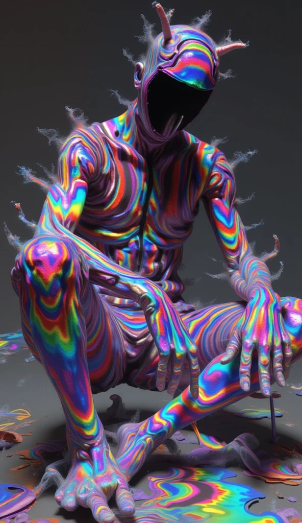 Covered in juice