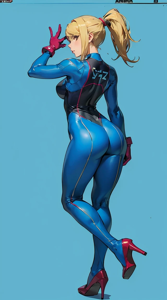 work of art, best qualityer, 1 girl, voluptuous body, Broad Hips, breasts small, thick-thighs, round and smooth legs, skin tight jumpsuit, perfects eyes, face perfect