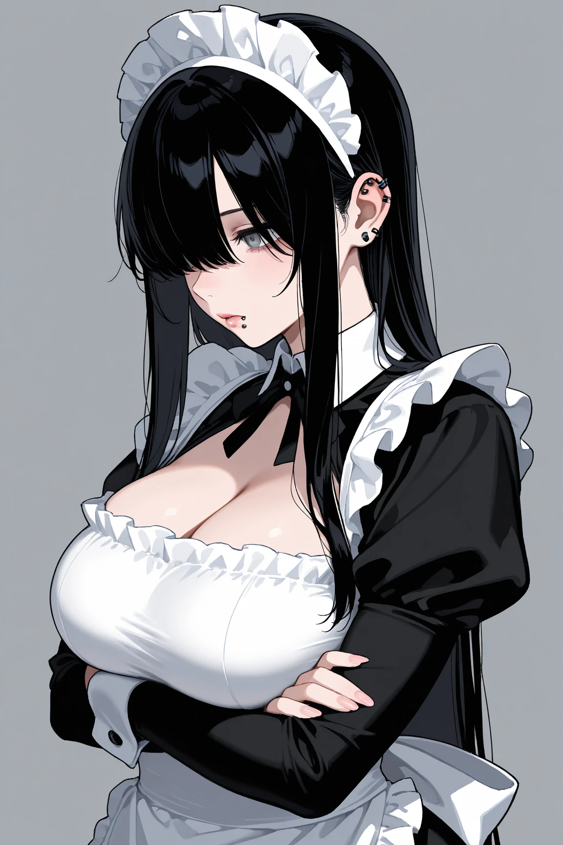 sexy nun, covered in cum