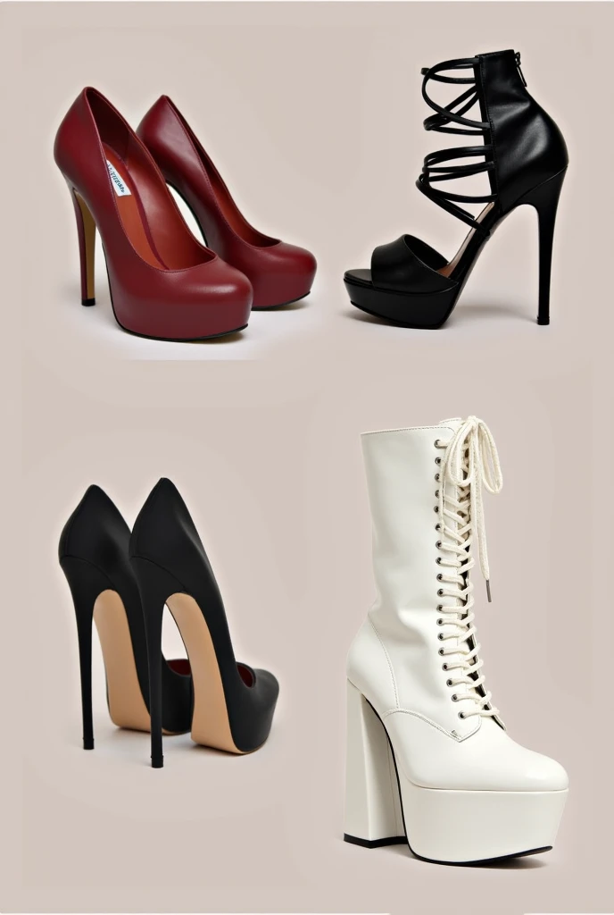 extremely pointed boots with lots of spikes