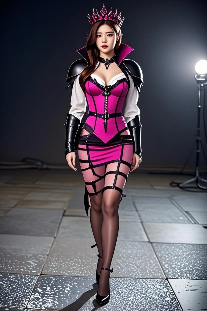 Liliana Vess, Magic the gathering, mtg, fishnet leggings, skirt, big , suggestive, goth, frilled skirt, cute, beautiful
