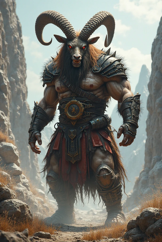 a portrait of Minotaur, intrinsic details, masterpiece, hyper realistic , hd , 8k