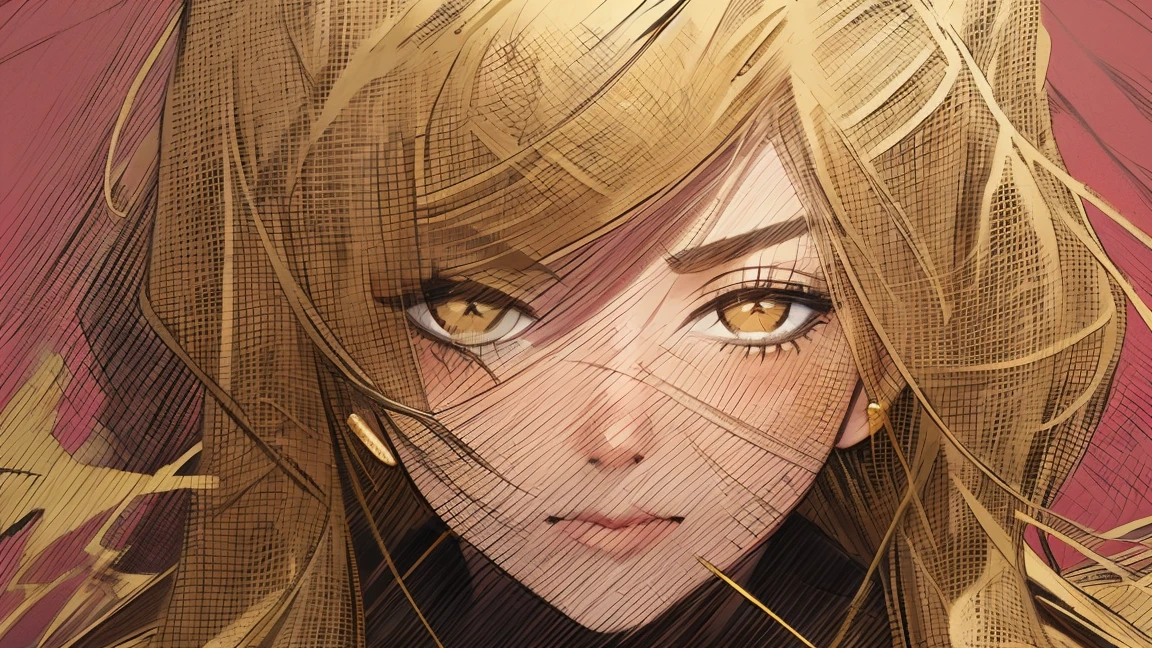 1 milf girl, (dark atmosphere), (highly detailed skin),, cleavage,((old Japanese style)) ,8k quality, ultra sharp, ultra realistic detailed, yellow eyes,red hair,