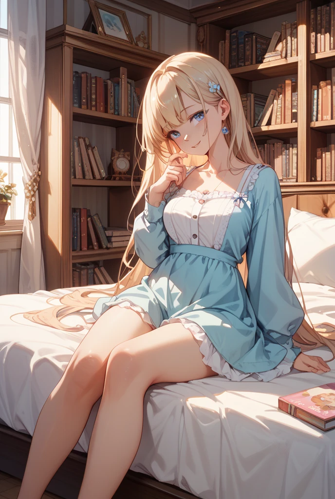 photo realistic, (masterpiece,best quality:1.4),(8k,raw photo,photo realistic:1.2),Not Safe for Work, detailed skin,detailed face,1girl,Japanese princess, cute face, super resolution,retro realistic details Illustration,,{{{elaborate, intricately,fantastic,delicately,tremendous,meticulous,minute,incredibly,obsessed,artisan's,subtle,virtuoso,skillful,vibrant, vivid, complex}}}, clearly focus edge, fresh natural gradation, best quality, amazing quality, very aesthetic, absurdres, ((face focus)), one girl sitting in her room gaze out the window on rainy day, blurred upper half of a girl's body mirrored in the windowpane, nostalgic
(((japanese clothes))), (a teenage girl:1.3),(medium breasts:1.25),light smile,(tilted head:2.0),(both elbows on the school desk:1.6),(put chin on own both hands:1.6),(wearing white school shirt:1.1),(looking at viewer:1.5),(closeup to viewer:1.5), medium bob, (blonde hair), ((wavy hair)), shimmering eyes, Blue eyes, long hair, , beautiful hands, neck ribbon, baby face, twinkle in the eye, braided bangs,
((bedroom)), ((pastelcolour)), imagination,