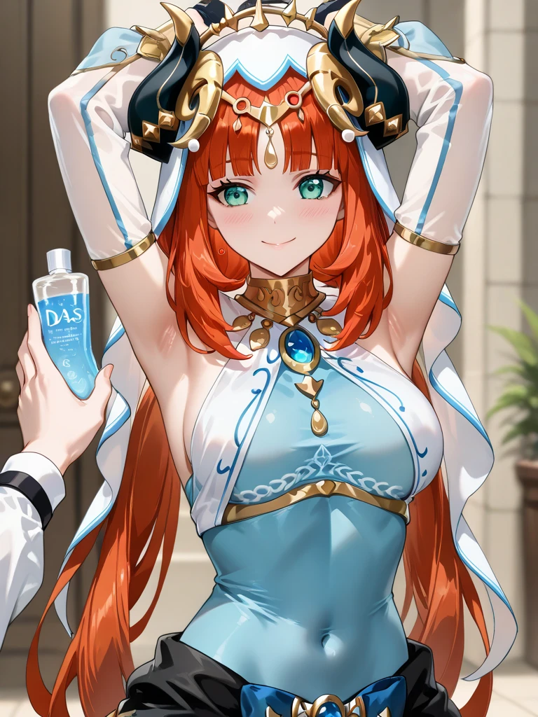 2 girls, (Genshin Impact:1.3), (nilou:1.4), (das Licht:1.4), Juri, nackt, Meisterwerk, best quality, ultra detailliert, Anime-Serie, Spiel-CG, (Not suitable for work), green eyes, Blush, smile, hands touch the armpits , Armpits , Mittlere Brust,Umarmung von, Front,Kitzeln, roter Nagellack,{{{transparenter, body covered with lotion}}},{{{{{{{{{Front girls is Kitzeln the behind girl's armpits with transparent lotion}}}}}}}}}, {{dripping transparent lotion}},Hocken,niedriger Winkel, das Licht,