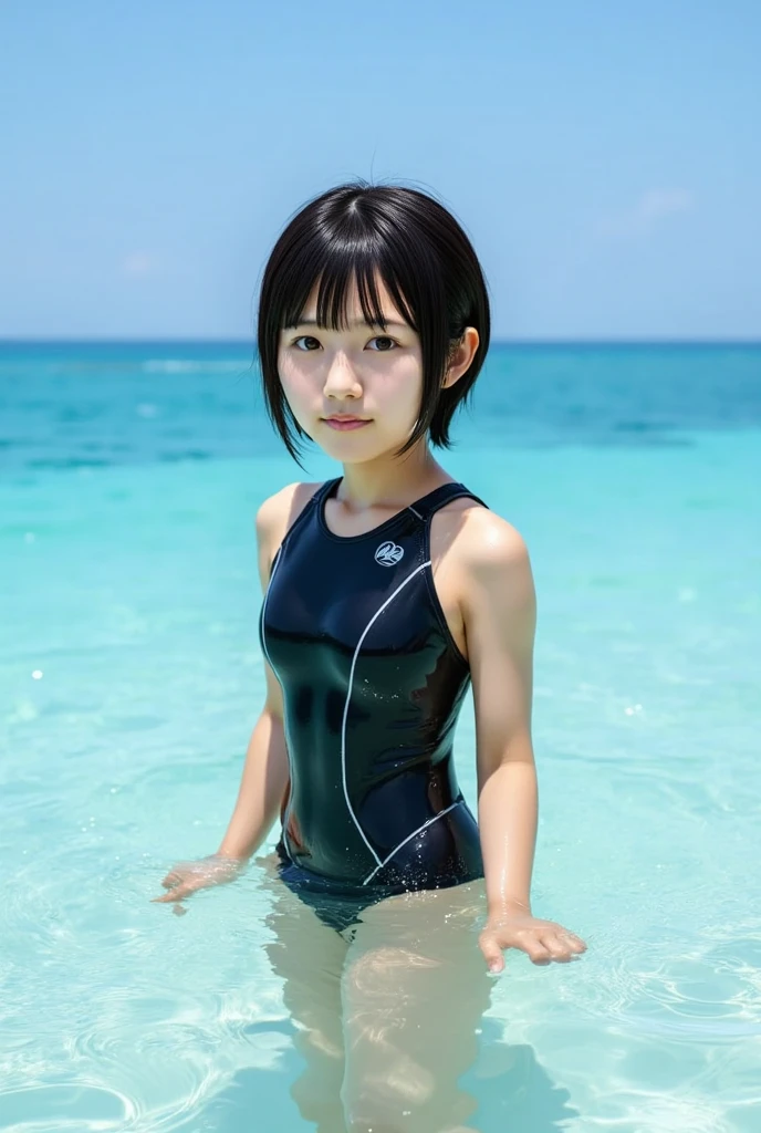 Full body shot,masutepiece,hight resolution,ultra-detailliert,ultra-quality,8K Portrait Photo,Realistic,glossy wet skin,Round face,(Light brown and pink two-tone bob cut hair:1.3,),Solo Idol Girl,Wetty ,Wet hair,(Surfing, vague:1.3,),(Stand on a colorful surfboard:1.3,),Perfect body、Wearing a colorful sleeveless wetsuit,The performance of the winner in the international surfing competition、Looking at Viewer,Sunlight,Beautiful hands、Beautiful Finger、