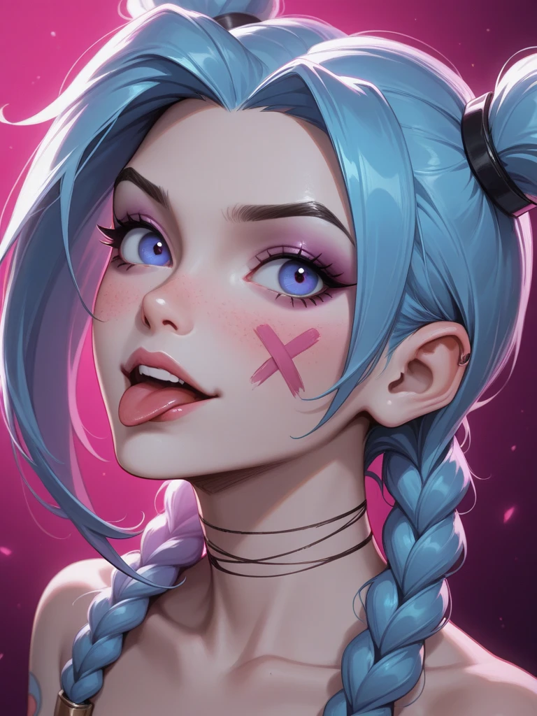 (masterpiece, best quality), 1girl, Mint Green Half-Up Braided Hairstyle, Size B breasts, <lora:1720556870318333940:0.8> Sylveon, Pink hair, Blue eyes , Bow, Ribbon