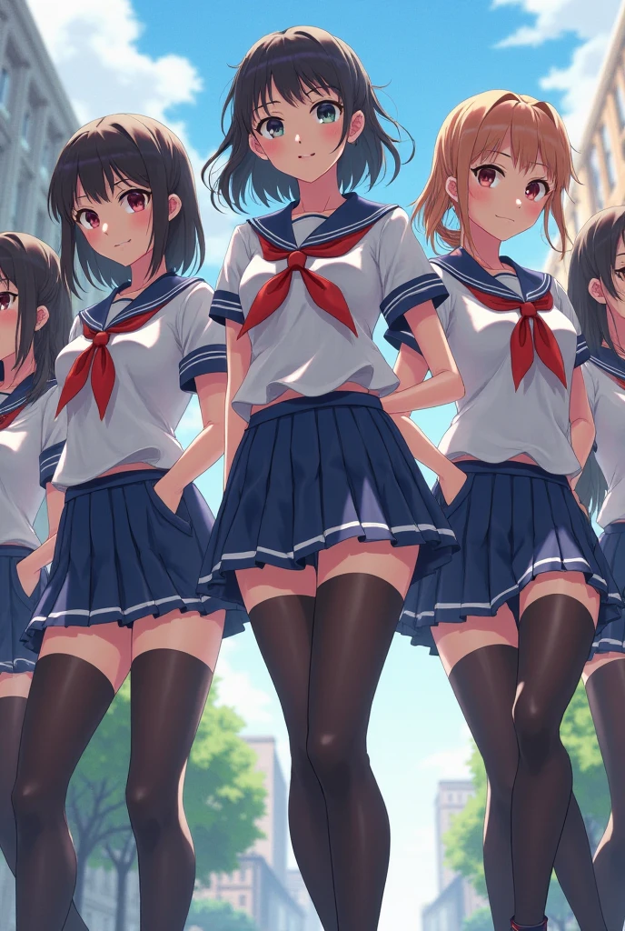 ecchi anime style, ecchi style, azur lane style, visual novel key visual, anime girls in underwear posing for a picture with a pink background, three girls in school uniforms standing in a library, ecchi anime style, hololive, ecchi, in clothes! highly detailed,  visual novel cg, jk uniform,  high school girls, upskirt, panty, anime maids riding early tanks
